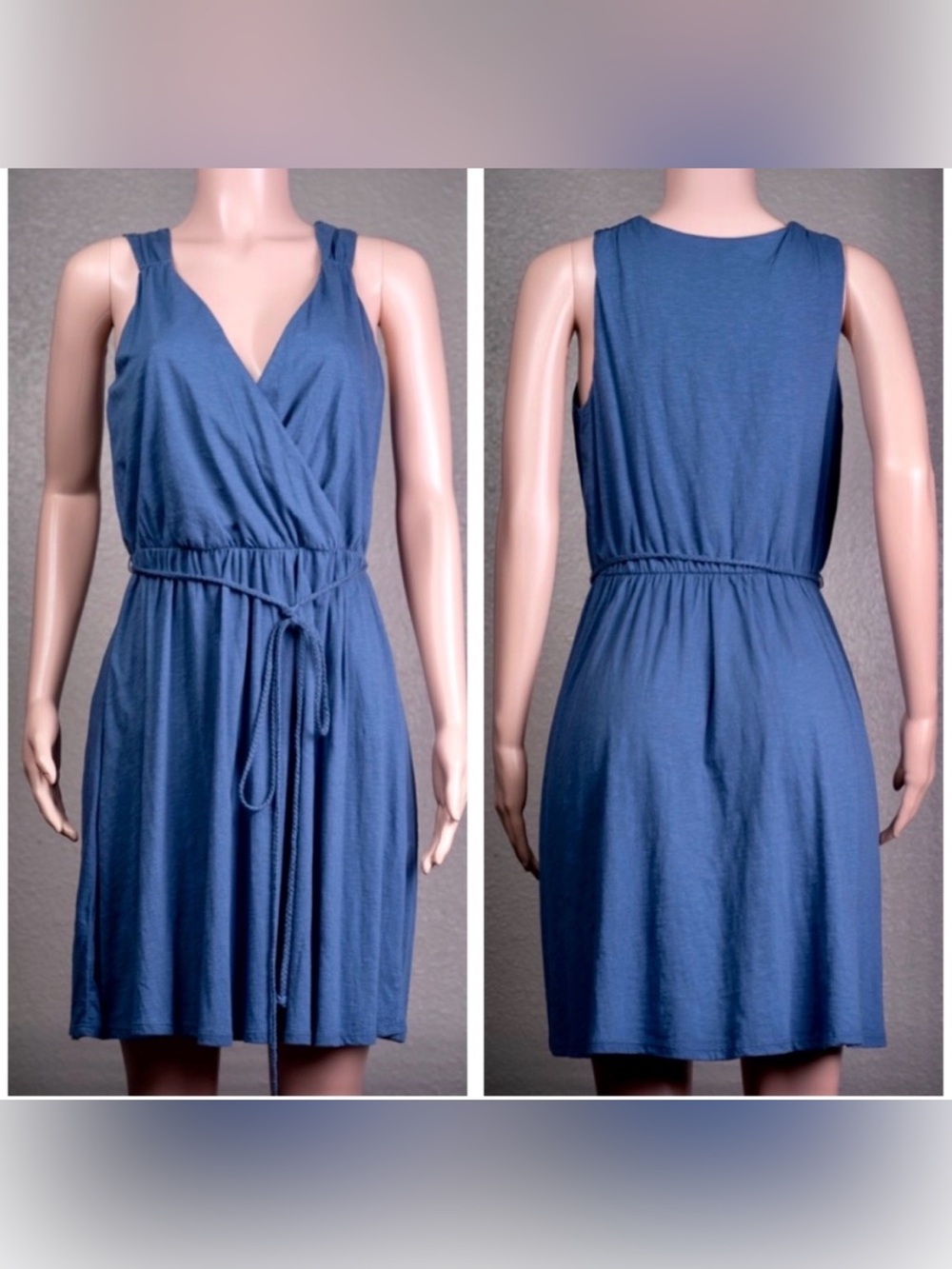 Ann Taylor LOFT Blue
Surplice Dress